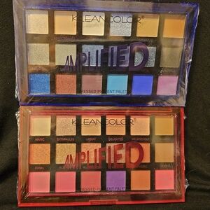 KleanColor Amplified 2 Eye Shadow Palettes each 18 Colors